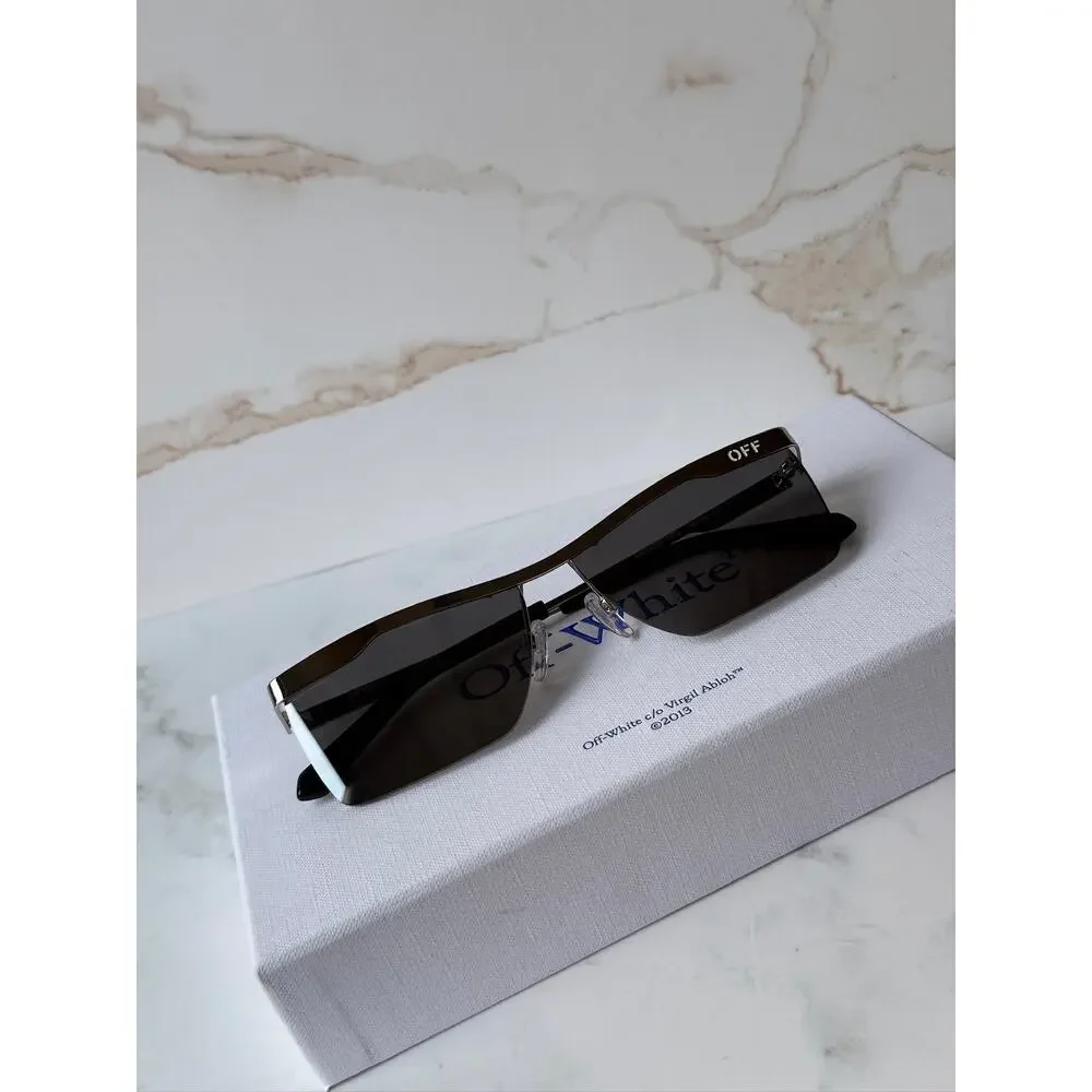 NEW Off White Rimini Silver Mirror Unisex Sunglasses